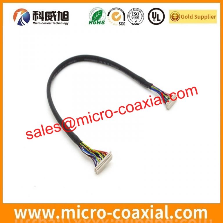 Custom DF56-26P-0.3SD(51) board-to-fine coaxial cable assembly FI-S2P-HFE-E1500 LVDS eDP cable Assemblies Supplier
