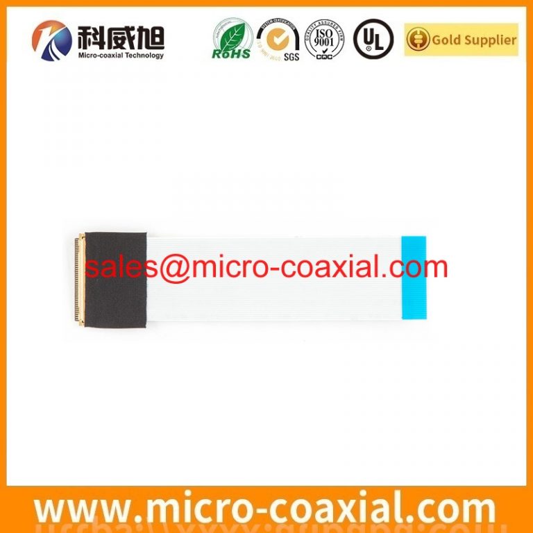 custom XSLS00-40-C micro-miniature coaxial cable assembly DF80D-40P-0.5SD(51) eDP LVDS cable assemblies vendor