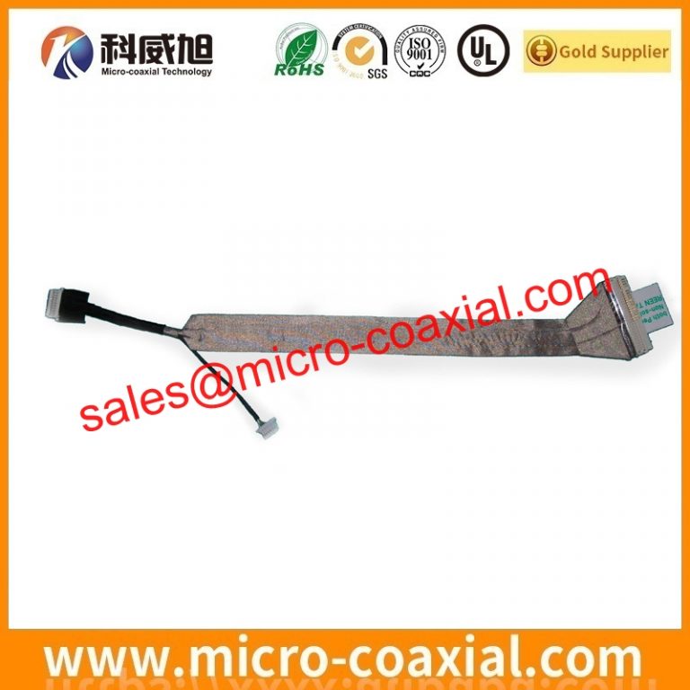 Custom FI-X30SSLA-HF-R2500-(AM) micro-miniature coaxial cable assembly I-PEX 20682-020E-02 eDP LVDS cable assembly Manufactory
