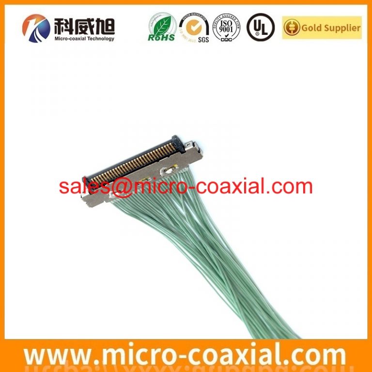 Manufactured I-PEX 20230 fine micro coax cable assembly DF81D-40P-0.4SD(52) eDP LVDS cable assembly Manufacturer