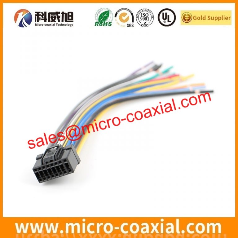 customized DF81-30P-0.4SD(51) thin coaxial cable assembly I-PEX 2574-1403 LVDS eDP cable assembly Vendor