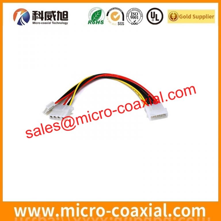 Custom I-PEX 2496-030 fine pitch harness cable assembly I-PEX 20439-050E-01 eDP LVDS cable assemblies Provider