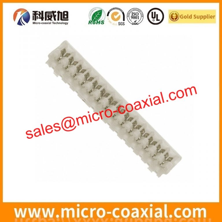 Manufactured I-PEX 2496-050 micro coaxial connector cable assembly SSL00-20S-1000 LVDS eDP cable assemblies factory