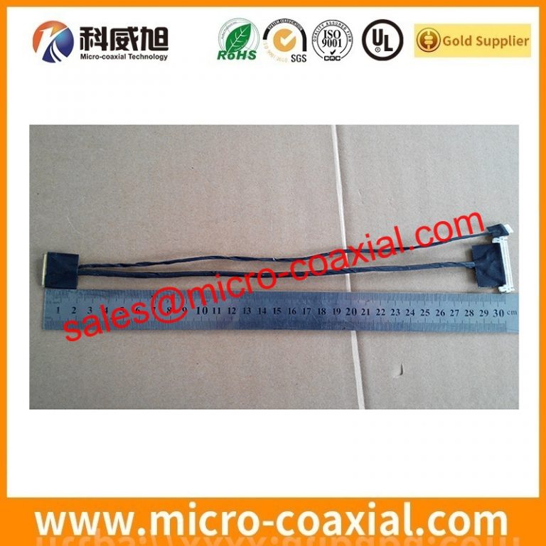 Custom I-PEX 20680-040T-01 fine micro coax cable assembly I-PEX 20153-040U-F eDP LVDS cable Assemblies Manufactory