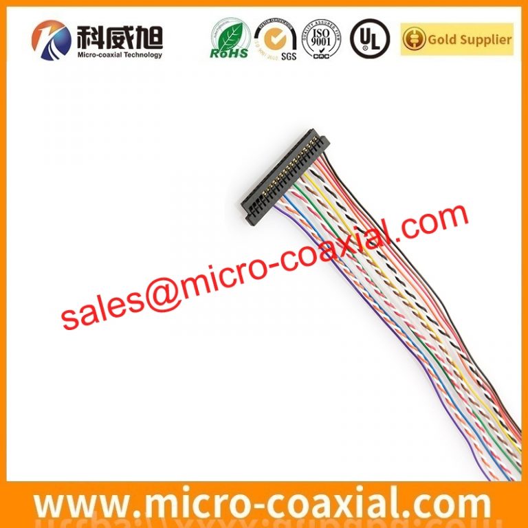 customized I-PEX 20680-030T-01 MCX cable assembly DF81-50S-0.4H(51) LVDS eDP cable Assemblies Factory
