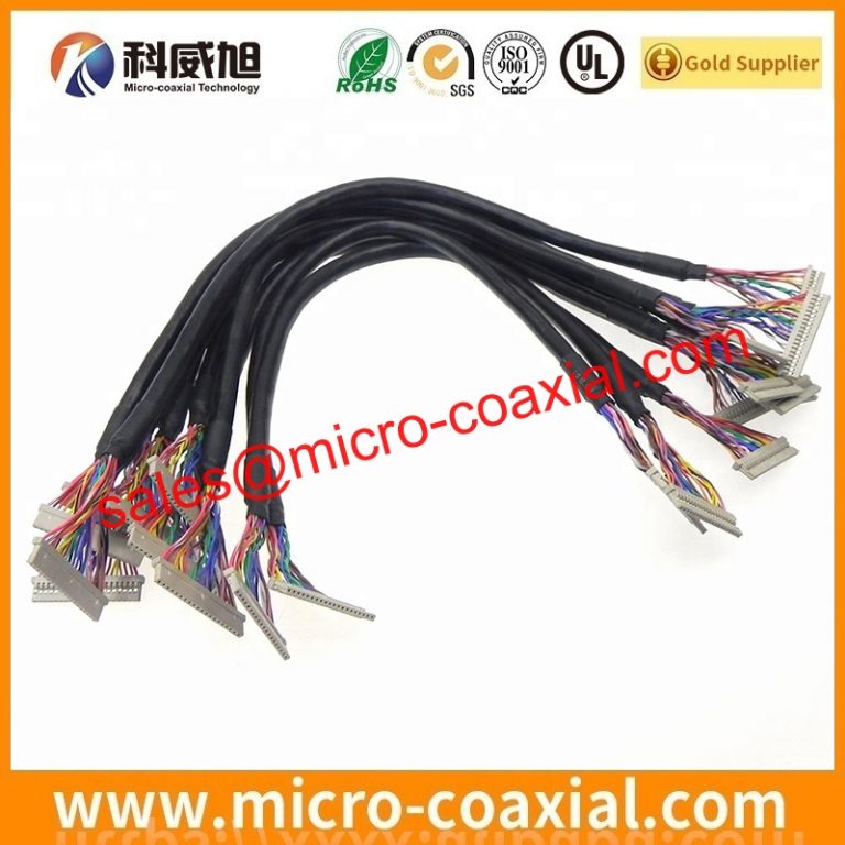 customized I-PEX CABLINE-UX II thin coaxial cable assembly I-PEX 20395-032T LVDS cable eDP cable Assemblies Manufactory