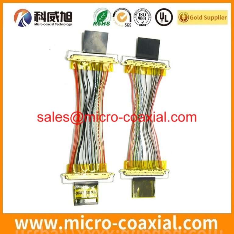 custom I-PEX 20346-025T-11 micro coax cable assembly FX16M2-51S-0.5SH(30) LVDS eDP cable Assembly Factory