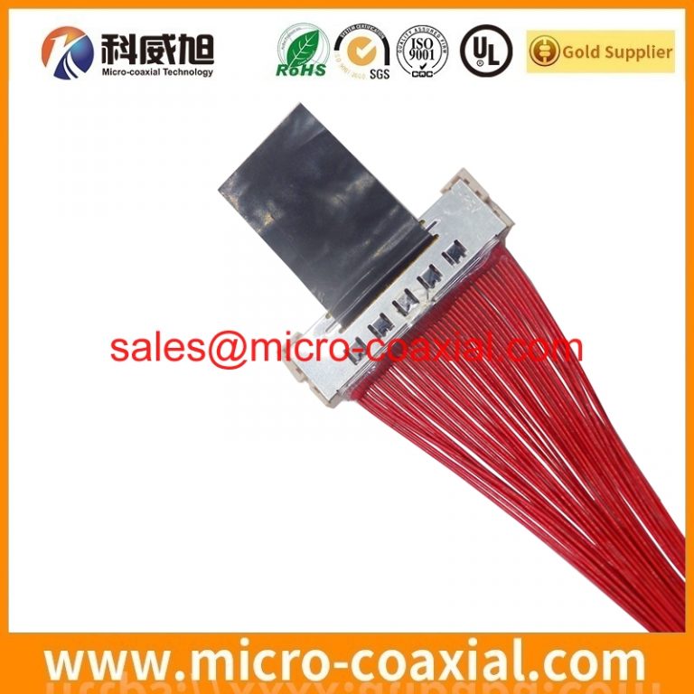 customized FI-S10S micro coaxial cable assembly DF56-40P-SHL LVDS eDP cable Assemblies Factory