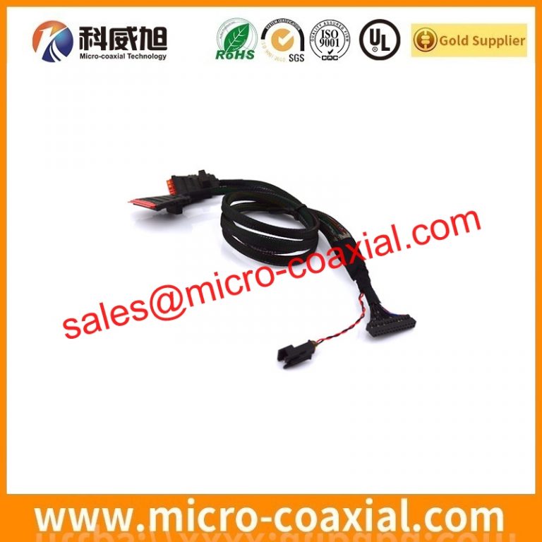 custom FI-S30P-HFE micro-miniature coaxial cable assembly FIX030C00107576-RK LVDS eDP cable assembly Manufactory