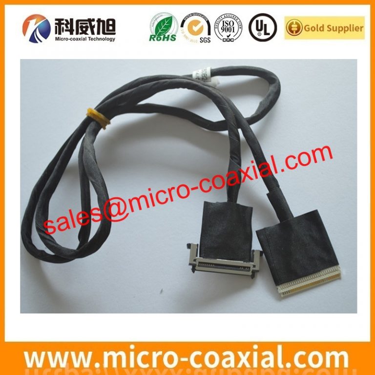 custom I-PEX 20248-016T-F Micro Coax cable assembly DF80-50P-0.5SD(51) LVDS eDP cable assembly Manufacturer