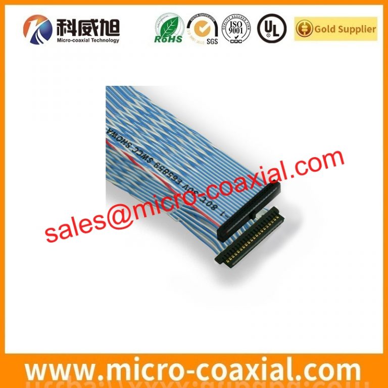 customized I-PEX 2764-0401-003 MCX cable assembly I-PEX 20532-050T-02 LVDS cable eDP cable assembly provider
