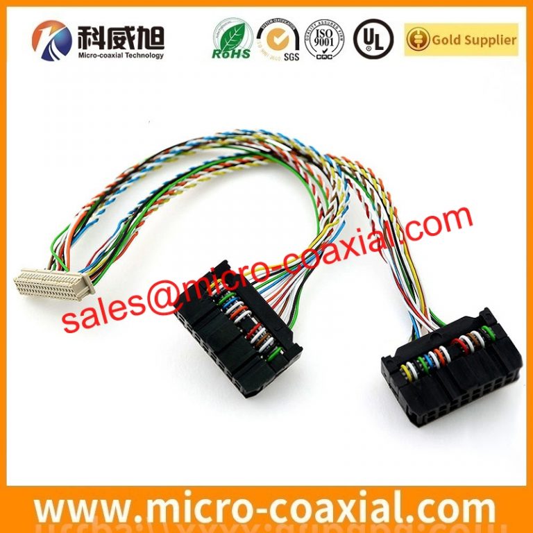Manufactured FX16-51P-0.5SD thin coaxial cable assembly XSLS00-30-A eDP LVDS cable Assemb-51S-0.5SV micro wire cable assembly FI-W11P-HFE eDP LVDS cable Assembly manufactory
