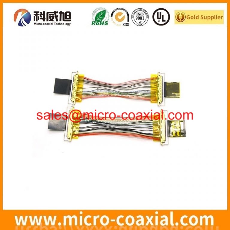 Custom I-PEX 20835 MCX cable assembly I-PEX 20633-312T-01S LVDS cable eDP cable Assembly Manufacturing plant