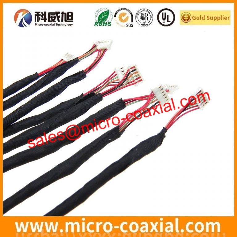 Manufactured I-PEX 2453-0311 micro-coxial cable assembly DF80-50P-0.5SD(52) eDP LVDS cable Assemblies provider