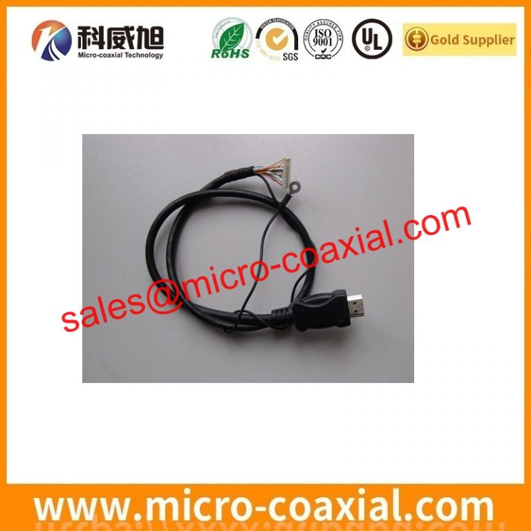 Custom SSL00-30S-1500 micro-coxial cable assembly HD1S040HA2R6000 eDP LVDS cable assembly Vendor