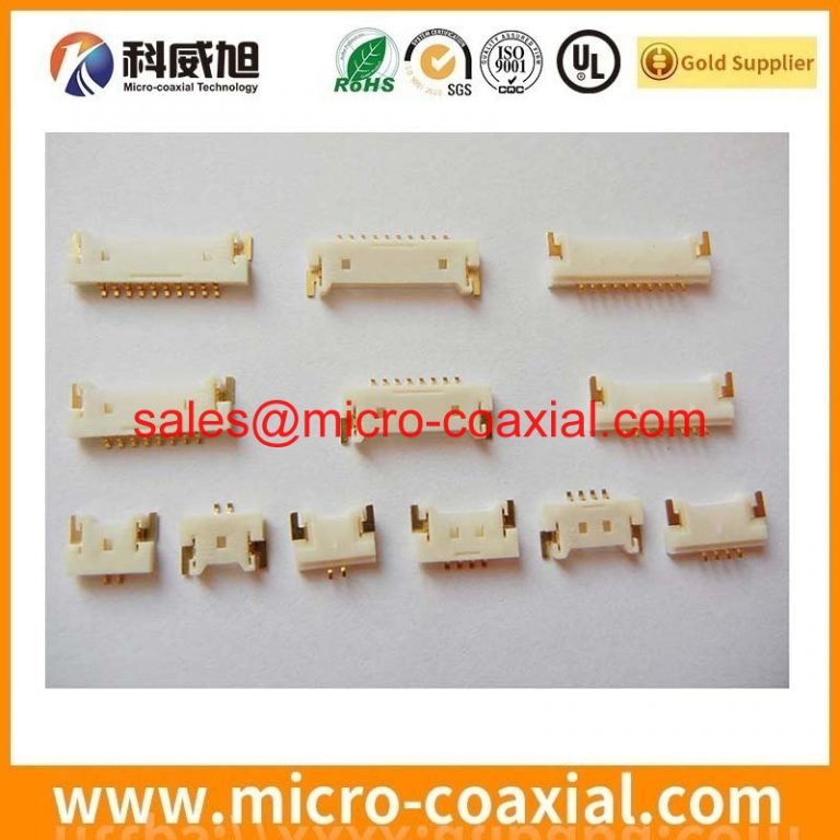 custom 2023318-1 micro flex coaxial cable assembly 2023347-3 LVDS eDP cable Assembly provider