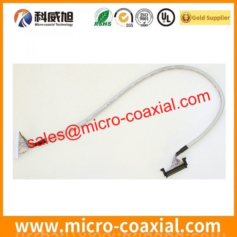 customized FI-Z30S-HF-R6000 board-to-fine coaxial cable assembly I-PEX 20143-020E-20F LVDS eDP cable Assemblies factory