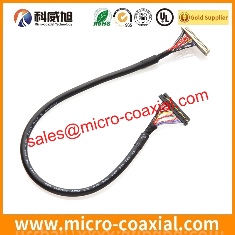 I PEX 2496 micro miniature coaxial cable Assembly widly used Automobile Instrumentation customized I PEX 20373 R40T 06 LVDS cable eDP cable USA 1