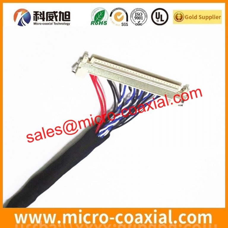 Built FI-RNC3-1B-1E-15000 board-to-fine coaxial cable assembly DF36-50P-0.4SD(51) eDP LVDS cable Assembly Manufacturer