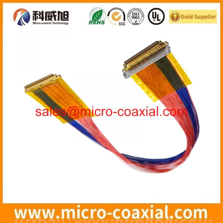 Custom FI-RE41S-VF-R1300 fine pitch cable assembly DF36-50P-0.4SD(55) eDP LVDS cable Assemblies manufactory