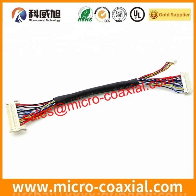Built I-PEX 1968-0302 fine micro coaxial cable assembly I-PEX 1978 eDP LVDS cable assembly Supplier