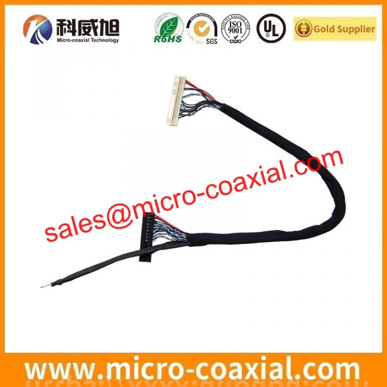 Manufactured I-PEX 20497-040T-30 Micro-Coax cable assembly JF08R0R041020UA LVDS eDP cable assembly Vendor