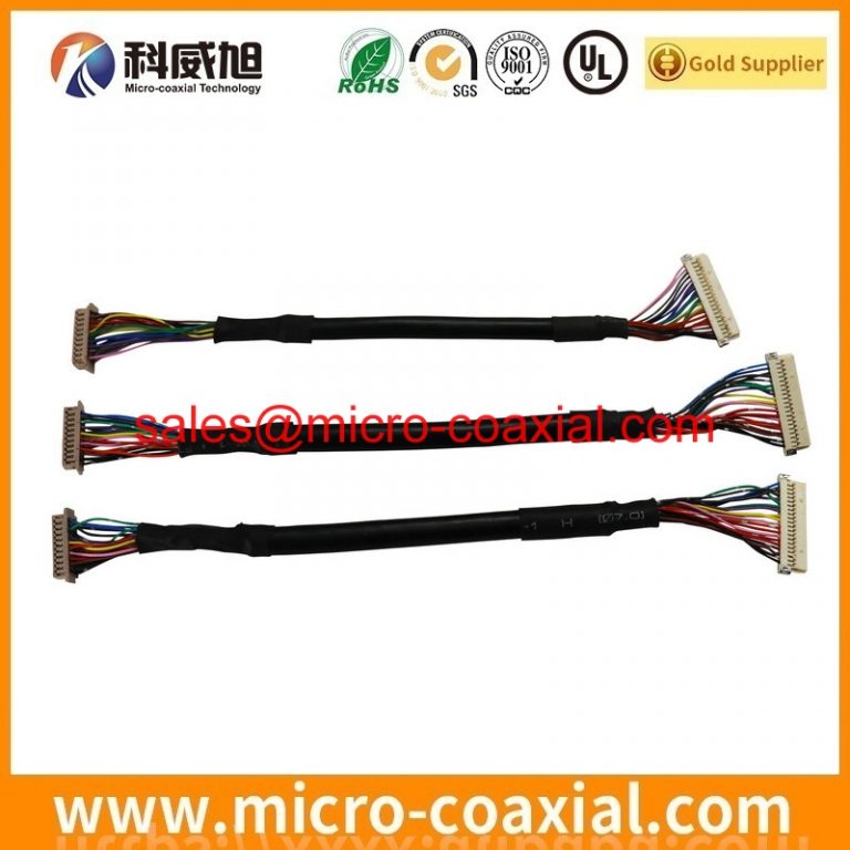 Custom DF80-50P-0.5SD(52) micro coaxial cable assembly FI-W11P-HFE-E1500 LVDS cable eDP cable Assemblies manufacturing plant