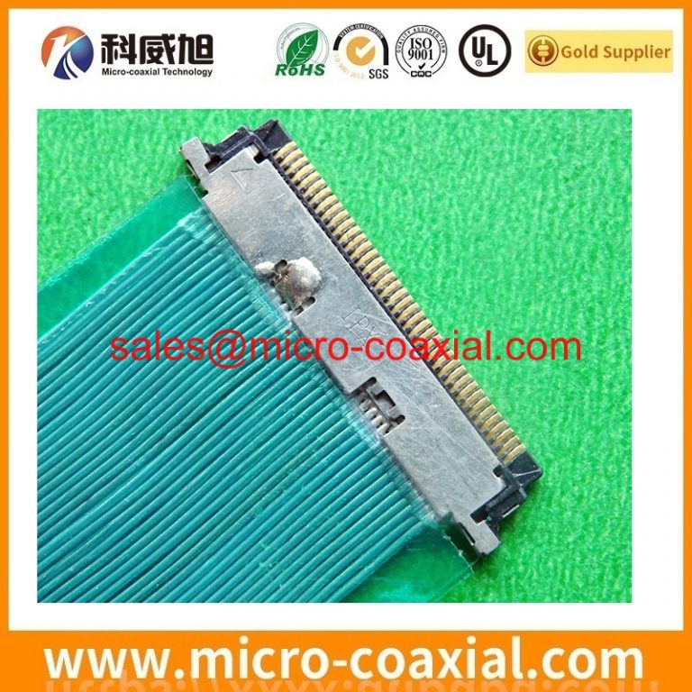 Custom HJ1P050-CSH1-10000 board-to-fine coaxial cable assembly I-PEX 20682-030E-02 LVDS cable eDP cable Assembly factory