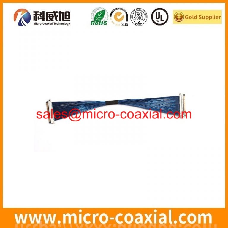 custom I-PEX 2764-0501-003 micro coaxial cable assembly I-PEX 20322-040T-11 eDP LVDS cable assemblies Manufacturer