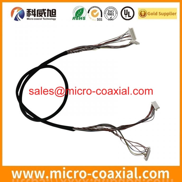 Custom I-PEX 20227-030U-21F micro coaxial cable assembly FX16-51P-GND LVDS eDP cable Assemblies Supplier