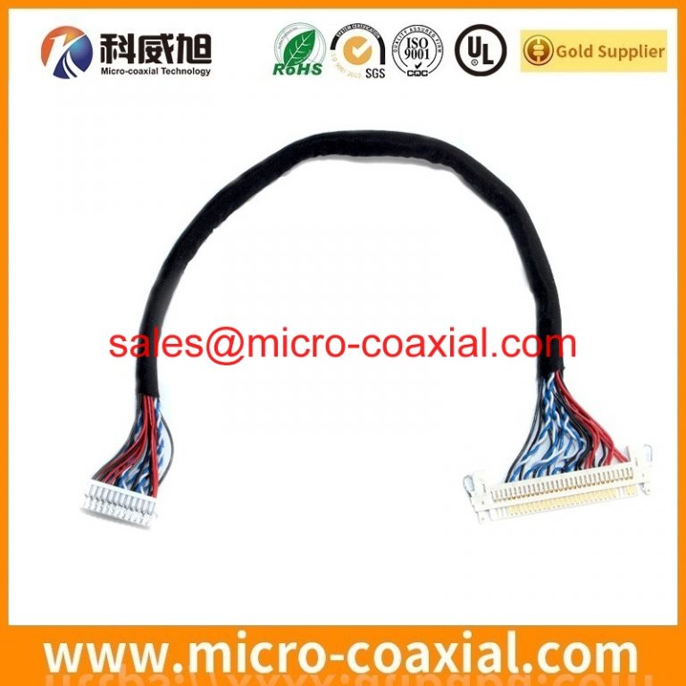 custom DF36J-20P-SHL fine pitch harness cable assembly SSL01-30L3-1000 eDP LVDS cable Assembly Manufacturing plant