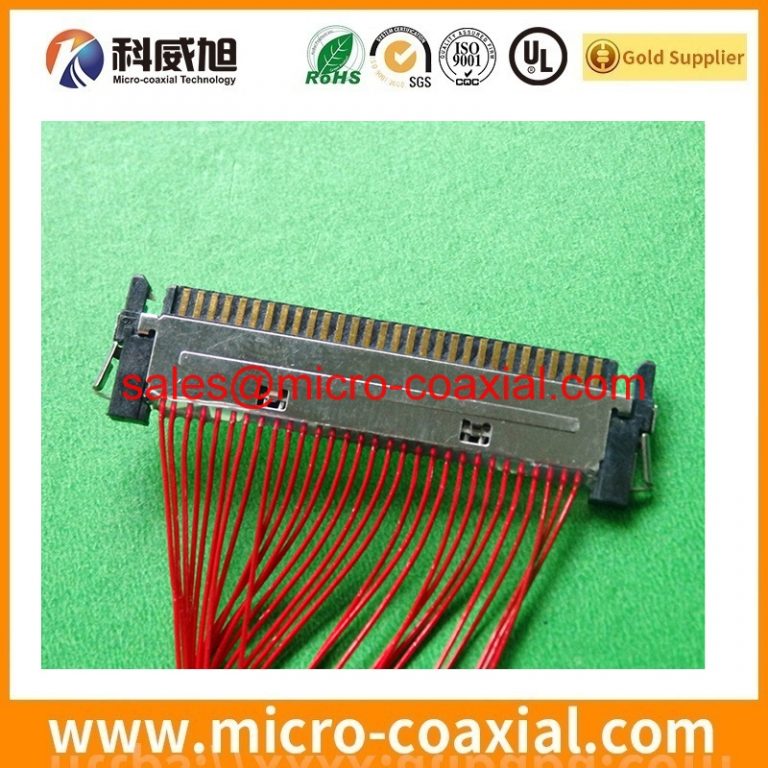 customized I-PEX CABLINE-G micro flex coaxial cable assembly I-PEX 20142-020U-20F LVDS eDP cable Assembly manufacturer