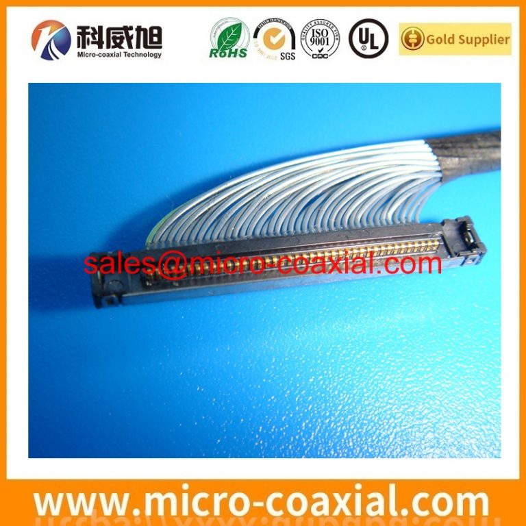 customized FI-JW50C-CGB-SA1-30000 micro-coxial cable assembly DF56J-40S-0.3V(51) eDP LVDS cable assembly Supplier
