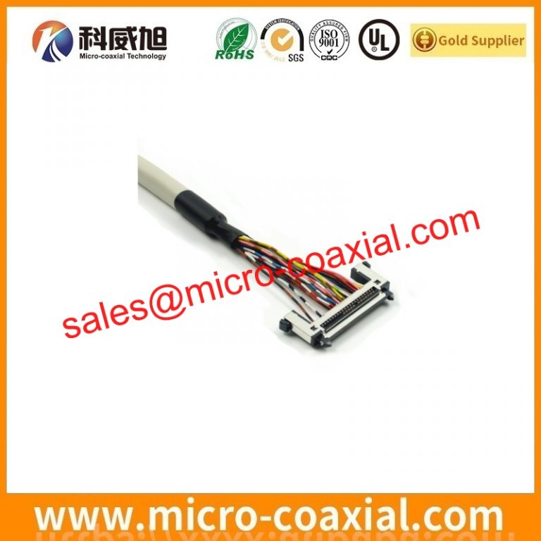 Custom HJ1P050-CSH1-10000 board-to-fine coaxial cable assembly I-PEX 20682-030E-02 LVDS cable eDP cable Assembly factory