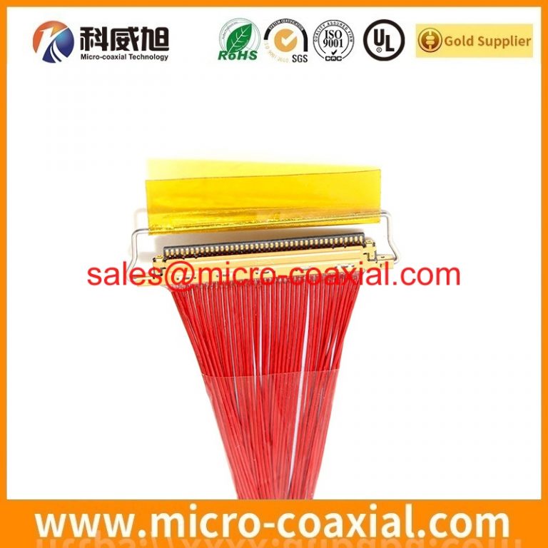 customized I-PEX 2182-035-03 micro flex coaxial cable assembly I-PEX 20143-020E-20F eDP LVDS cable assembly Factory