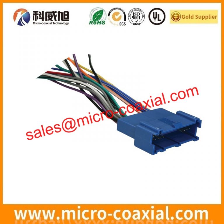 Custom I-PEX 2766-0201 Micro Coaxial cable assembly SSL01-40L3-0500 LVDS cable eDP cable Assembly vendor