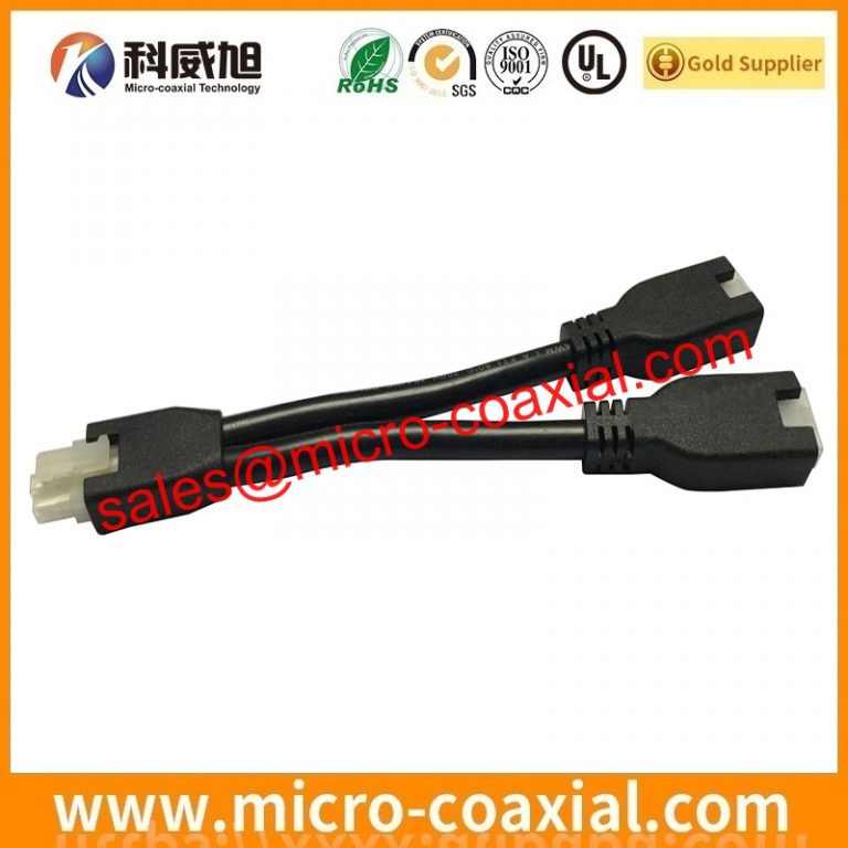 Custom DF80-30S-0.5V(52) Fine Micro Coax cable assembly I-PEX 20681-040T-01 eDP LVDS cable Assembly manufactory