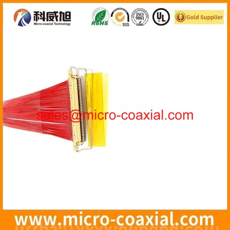 Custom JF08R021-SH1 Fine Micro Coax cable assembly I-PEX CABLINE-UM LVDS eDP cable Assemblies provider