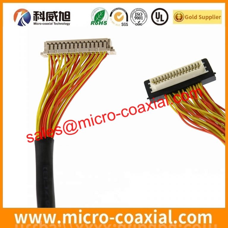 Manufactured I-PEX 20846-040T-01 thin coaxial cable assembly I-PEX 3298-0401 eDP LVDS cable Assemblies Manufacturer