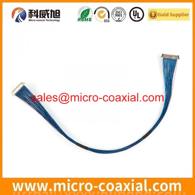 custom I-PEX 20505 fine pitch connector cable assembly I-PEX 20682-040E-02 LVDS eDP cable assemblies Vendor