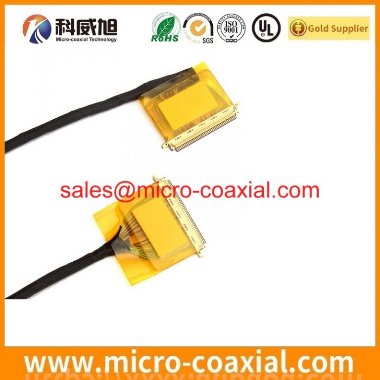 customized XSLS00-30-B micro coaxial connector cable assembly I-PEX 20525-212E-02 LVDS cable eDP cable Assembly Manufacturing plant