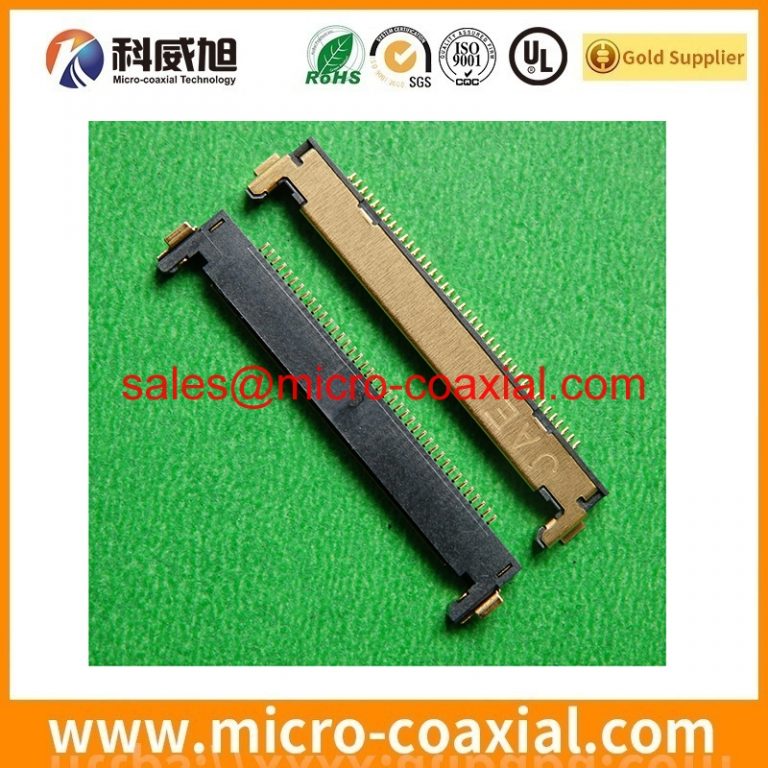 custom I-PEX 20835-040E-01-1 micro-miniature coaxial cable assembly I-PEX 20634-240T-02 LVDS cable eDP cable Assembly provider