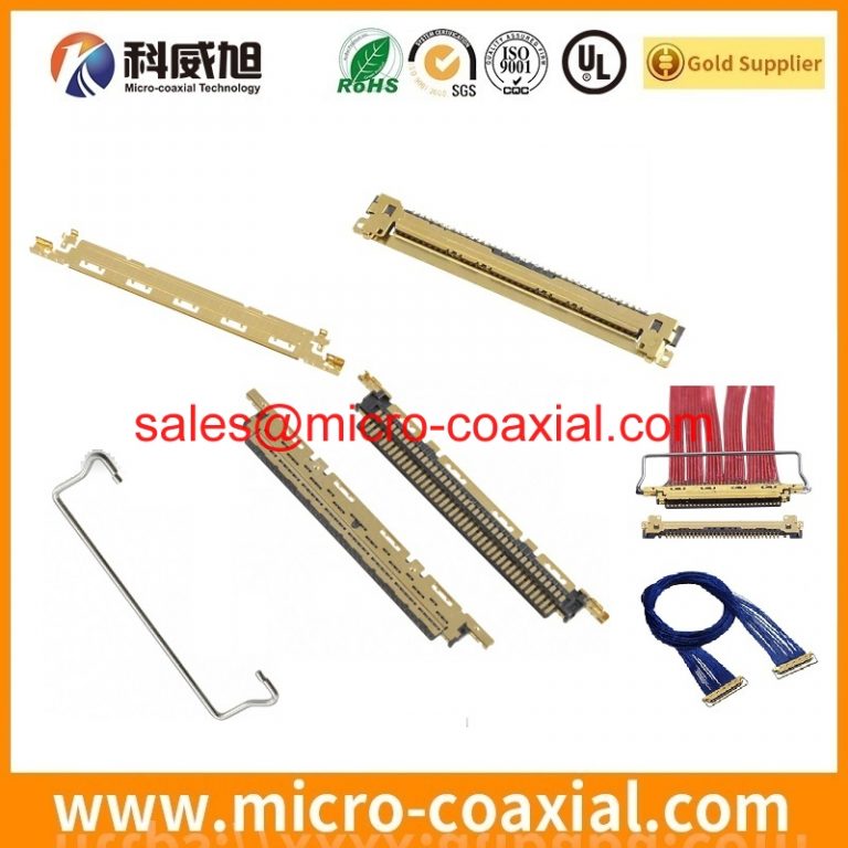 customized DF81DJ-40P-0.4SD(51) micro flex coaxial cable assembly I-PEX 20346-035T-32R LVDS eDP cable assembly Manufacturer