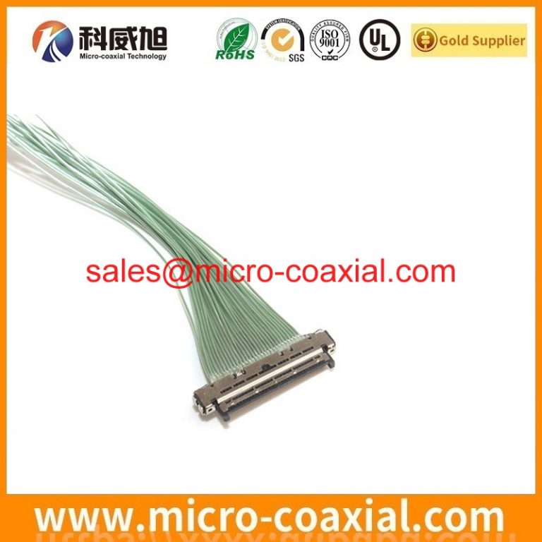 Manufactured I-PEX 20682-040E-02 MCX cable assembly I-PEX 20380-R30T-06 eDP LVDS cable Assemblies manufacturing plant
