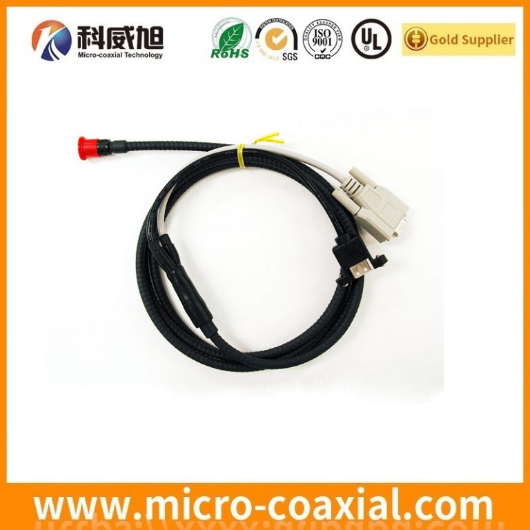 customized I-PEX 20454-220T micro-miniature coaxial cable assembly JF08R0R051015UA LVDS cable eDP cable assembly manufacturer