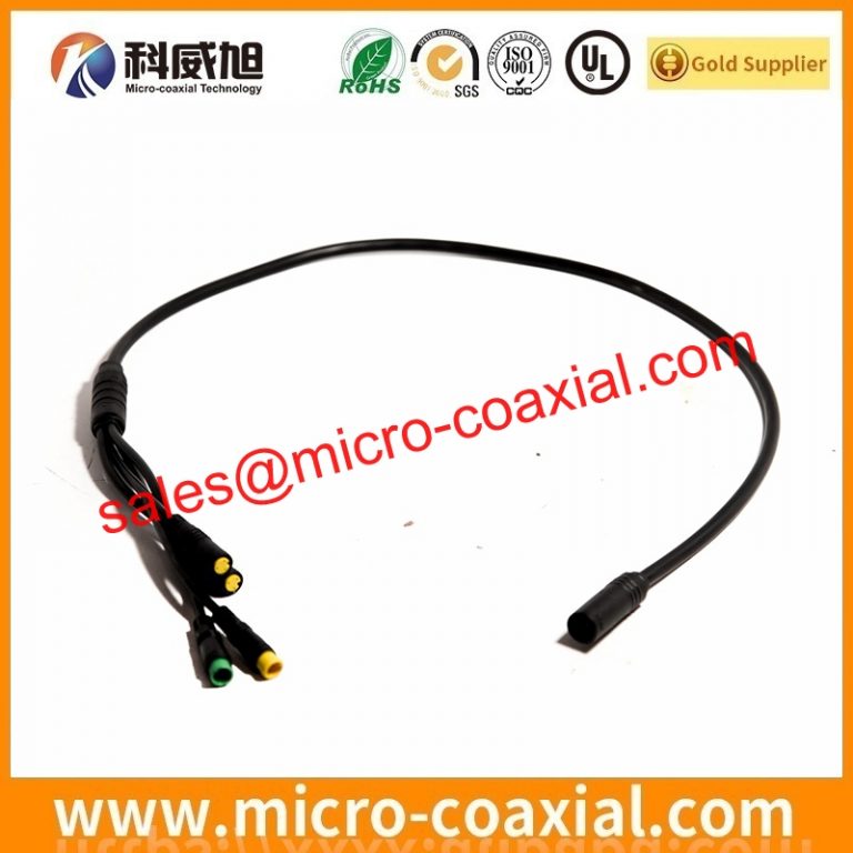 customized 2023314-3 MCX cable assembly I-PEX 2182-010-03 eDP LVDS cable assemblies Manufactory
