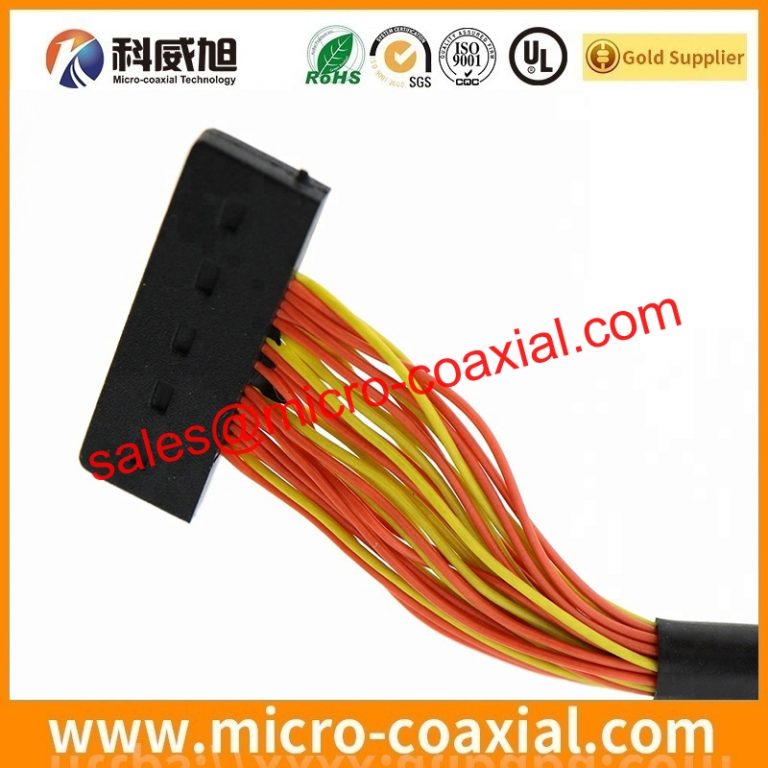 Custom FI-RE31-30HL-AM thin coaxial cable assembly DF38-32P-0.3SD(51) LVDS eDP cable assemblies Factory