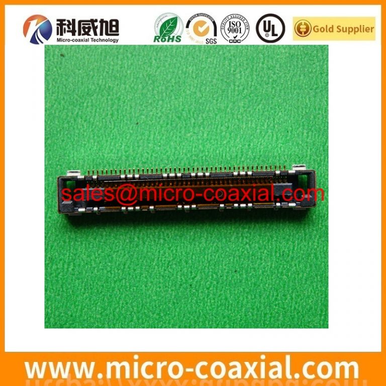 custom FI-S4P-HFE micro coaxial connector cable assembly I-PEX 20389-Y30E-03 LVDS eDP cable Assemblies Provider