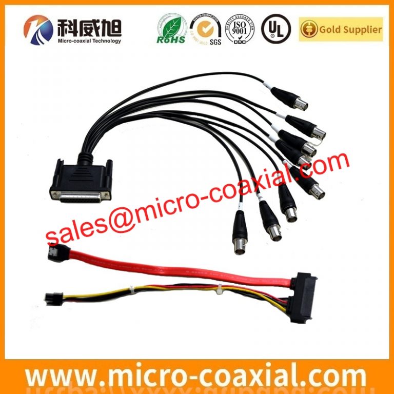 Built I-PEX 20525-220E-02 micro flex coaxial cable assembly USL20-30S eDP LVDS cable assembly manufactory