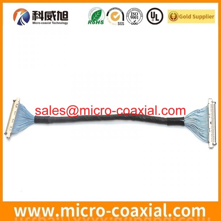 Manufactured JF08R0R041020UA micro coaxial connector cable assembly FISE20C00109294-RK LVDS eDP cable assembly manufacturing plant